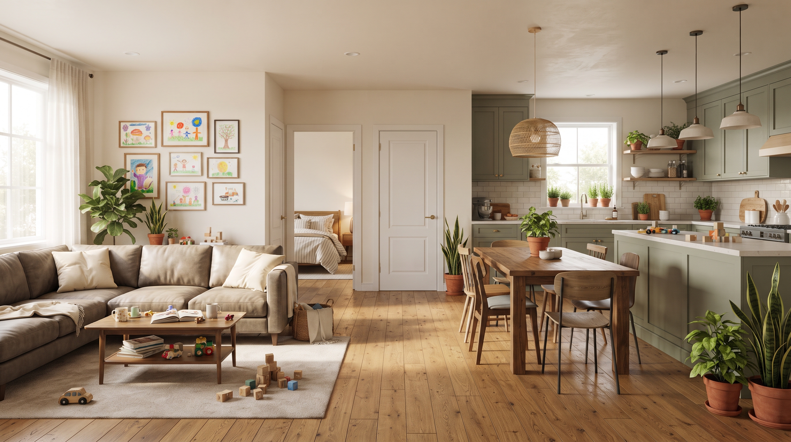 Interior view of the Haven Duo two-bedroom home